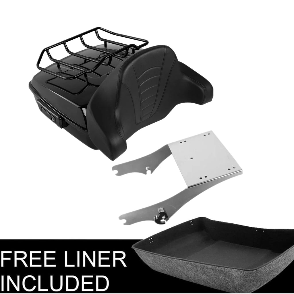 Trunk Pad Mount Rack for Harley Touring Street Road Glide (1997–2008)