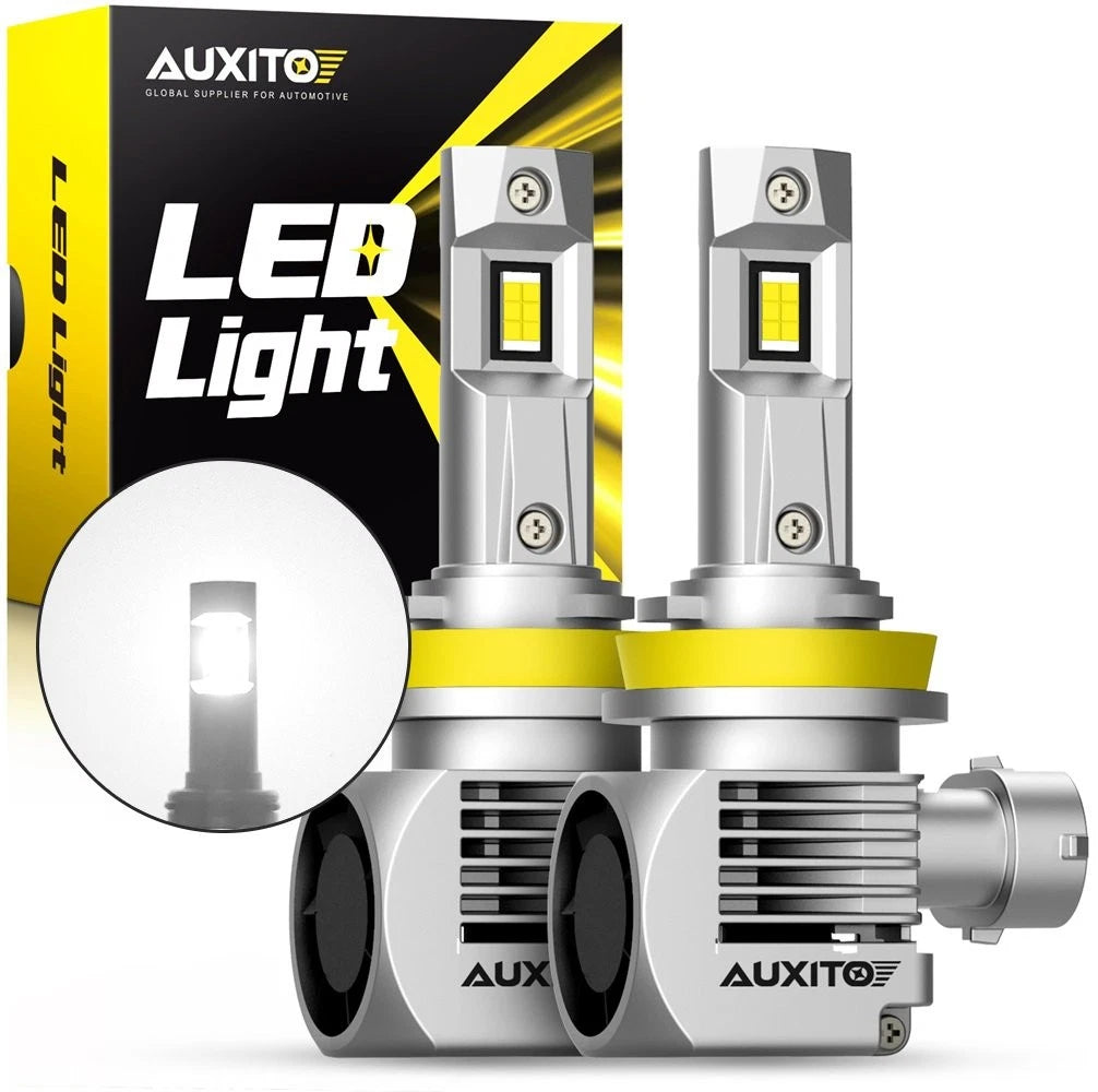 LED Headlight Bulb Kit H8 H11 H9 for Canbus High Low Beam (6000K)