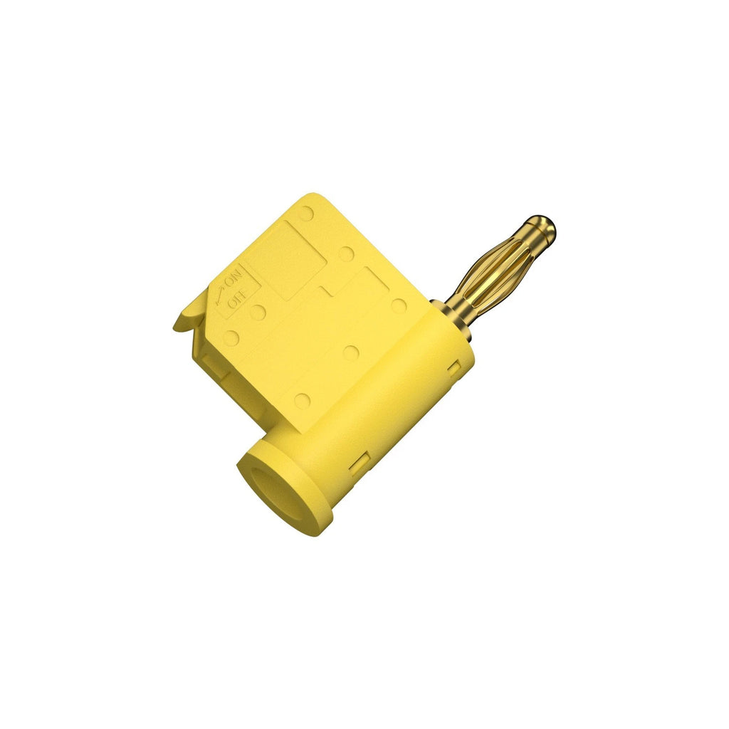 4mm Stackable Banana Connector for Universal Use (Solderless, Gold Nickel Plated)