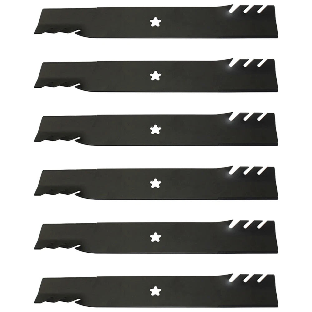 6X Toothed Mower Blades for Husqvarna (Replaces 113312X)