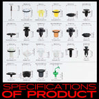 220Pcs Grommet Clips Fasteners for Nissan Pathfinder