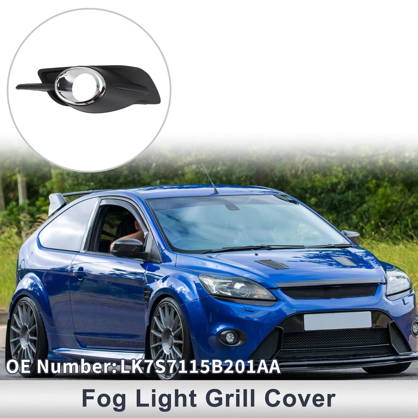 1 Pc Fog Light Grill for Ford Mondeo (2001–2007) No.LK7S7115B201AA