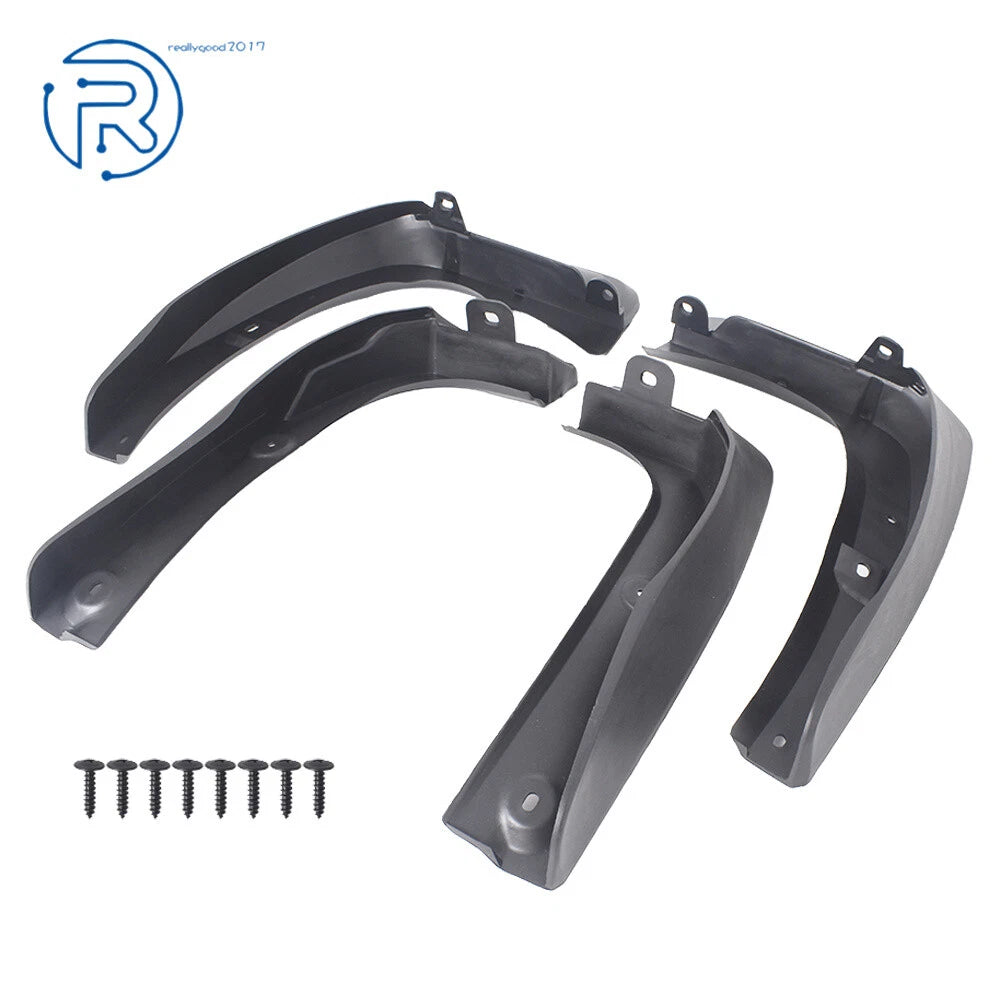 Set of 4 Mud Flaps for Toyota Highlander (2014-2019)