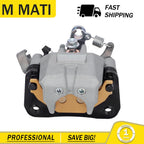 Rear Left Brake Caliper w/Pads for Kawasaki KAF1000 Mule PRO DX DXT (2016–2023)