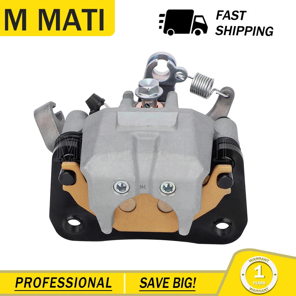 Rear Left Brake Caliper w/Pads for Kawasaki KAF1000 Mule PRO DX DXT (2016–2023)