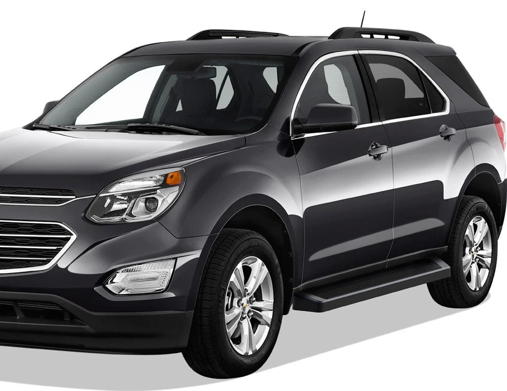 iBoard Running Boards 6" Matte Black for Chevy Equinox/Terrain (2010-2017)