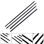 Set of 4 Window Weatherstrip Moulding Trim Seals for Honda Civic (2006–2011)