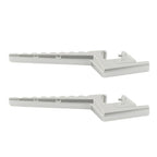 Silver Passenger Foot Peg Extensions for Surron Light Bee S X/L1E & Segway X160
