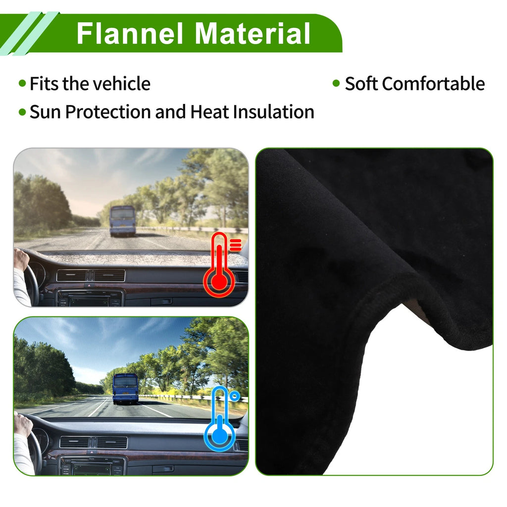 Dashboard Cover for Kia EV3 GT Line (2024–2025) Flannel Black 1 Pc