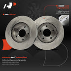 Front Disc Brake Rotors & Ceramic Pads for Nissan Murano (2015–2023)