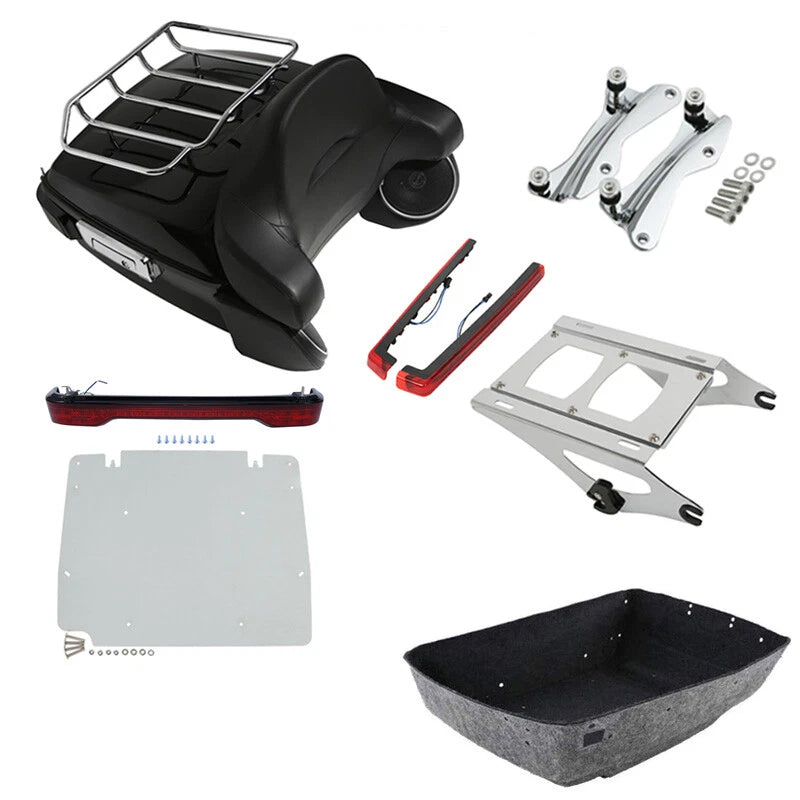 Trunk Pad Rack Light Speakers Mount Docking Kit for Street Glide (2014–2026)