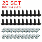 Screw Clips for BMW 1/3/5/6/7/X/Z Series (Black & Silver)