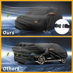Waterproof All Weather Car Cover for Hyundai Ioniq 6 Black 190T-PU (2023)
