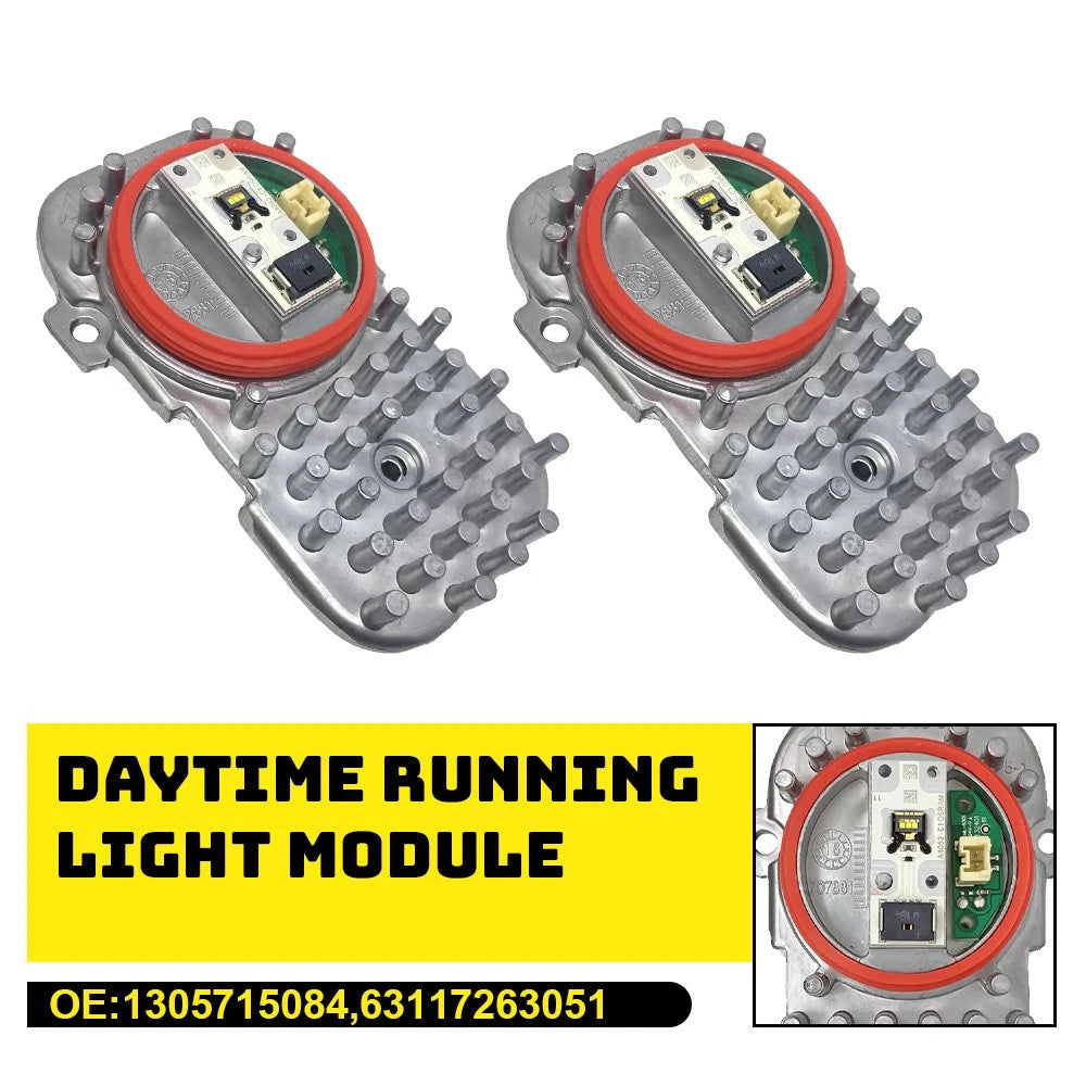 2X LED Daytime Running Light Module for BMW X5 X3 E92 