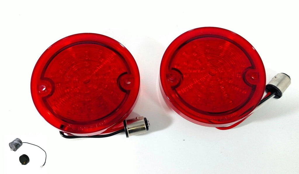 LED Stop Tail Light with Flasher for Chevy GMC Stepside Truck (1960–1966)