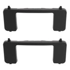 Set of 2 Front Bumper Tow Hook Cover Caps for Ford F250 F350 F450 (2017–2022)