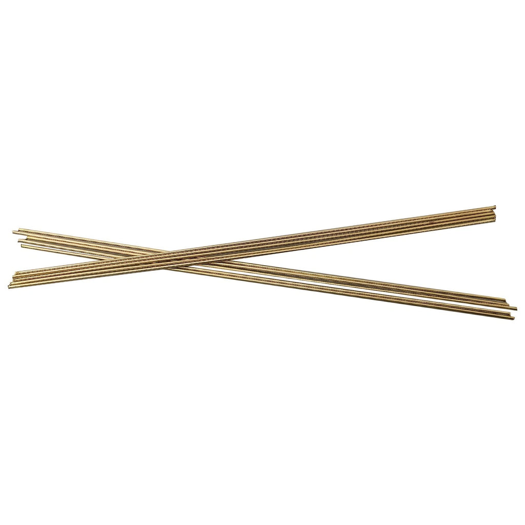 Set of 10 Brass Welding Rods HS221 1.6mm x 250mm for Welding