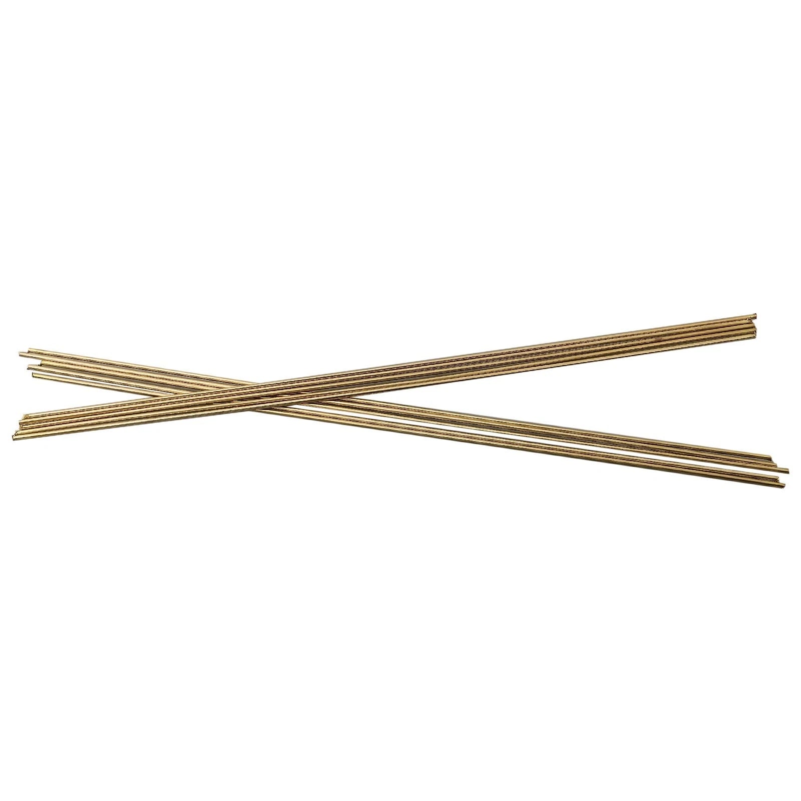 Set of 10 Brass Welding Rods HS221 1.6mm x 250mm for Welding