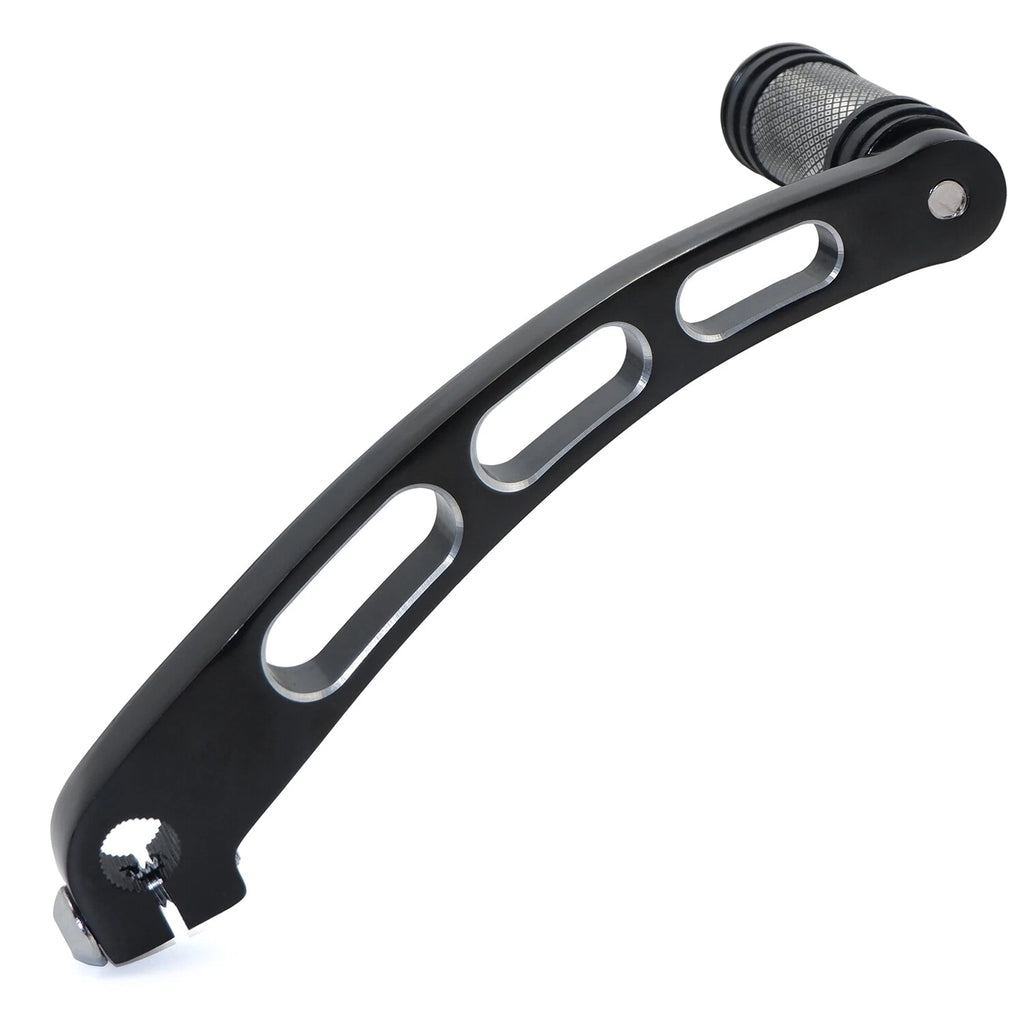 Black Foot Shift Lever w/ Shifter Peg for Harley Dyna FLD FXD FXDF (1991–2017)