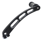 Black Foot Shift Lever w/ Shifter Peg for Harley Dyna FLD FXD FXDF (1991–2017)