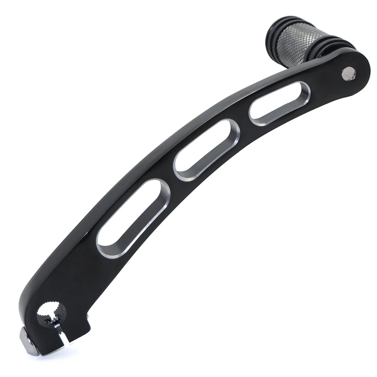 Black Foot Shift Lever w/ Shifter Peg for Harley Dyna FLD FXD FXDF (1991–2017)