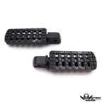 Black Dominator Footpegs for Harley Softail Slim FLSL & Breakout (2018–2023)