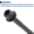 Set of 10 Engine Cylinder Head Bolts for Lexus ES350 3.5L V6 (2007–2020) No. ES 72249
