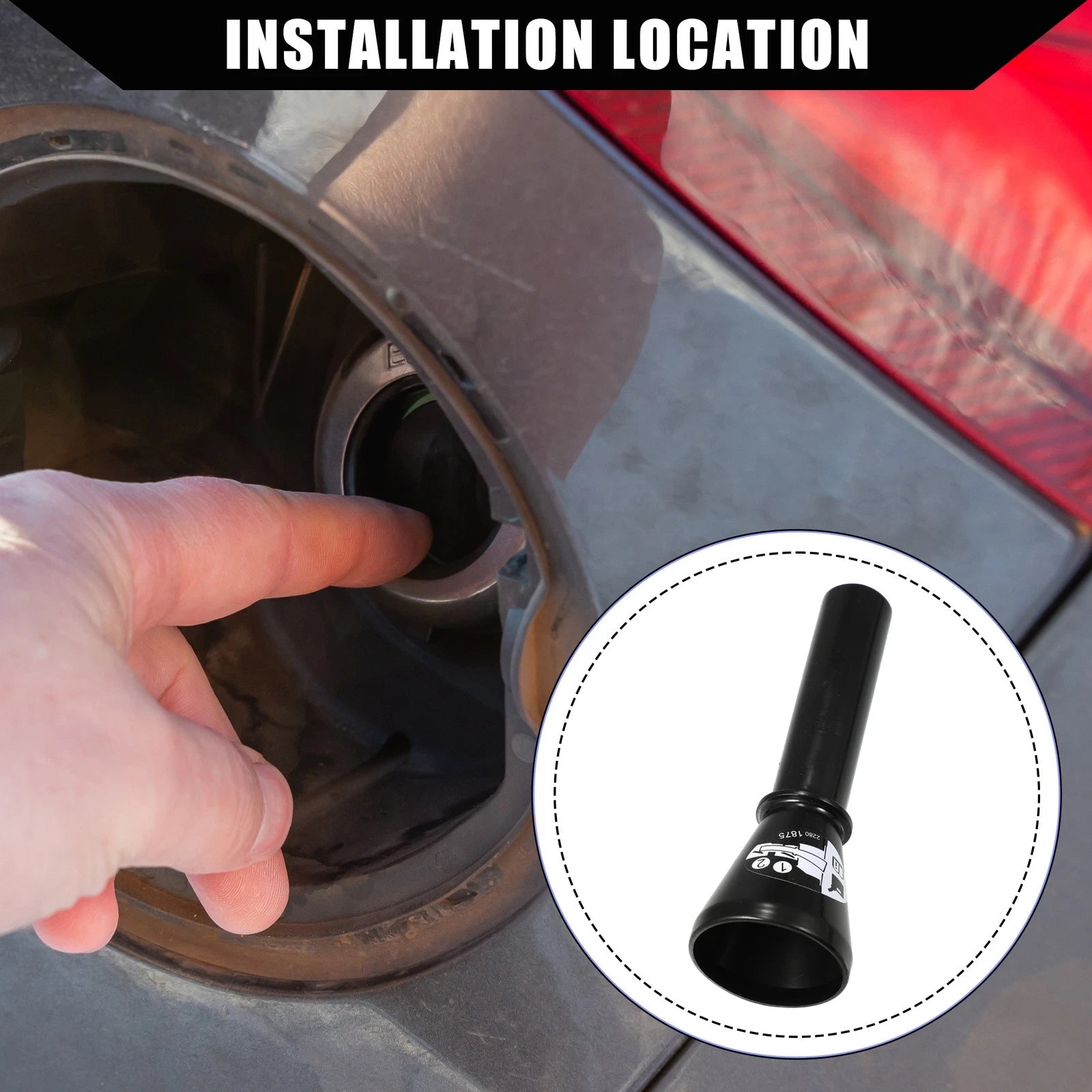 Rear Fuel Filler Funnel for Buick Enclave, Chevrolet (2013–2017) 13580741