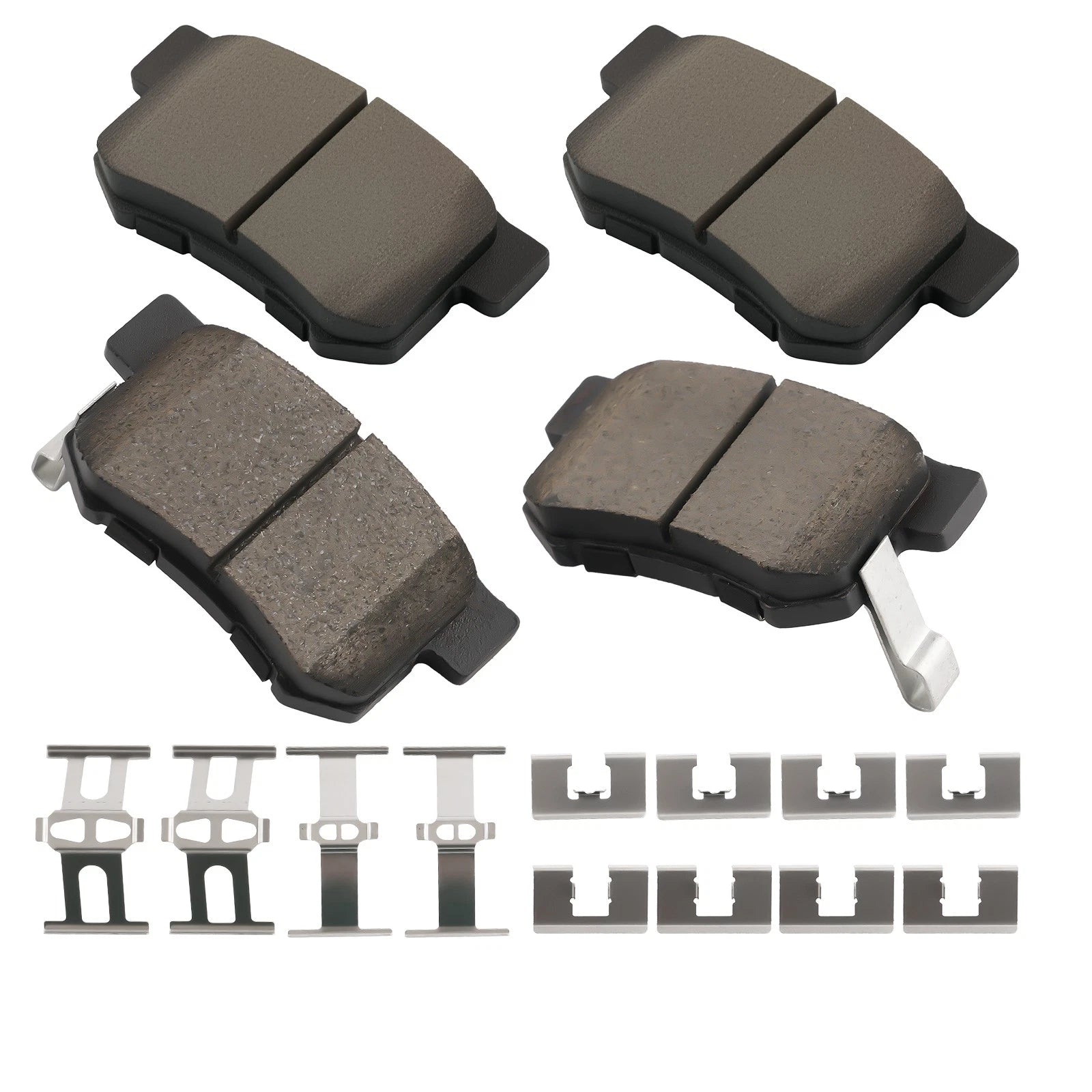 Set of 4 Rear Ceramic Brake Pads for Honda Accord Civic CR-Z Prelude S2000 (D537)