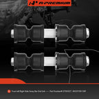 2X Front Side Stabilizer Bar Link for Chevrolet Impala (2000-2013)