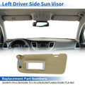 Left Side Sun Visor for Honda CR-V (2017–2022) No. 83280-TLA-A62 Beige