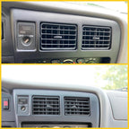 2X Front Air Vent Center Dash AC Grille Trim for Toyota Tacoma (1996–2002)