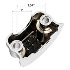 Fog Headlight Horn Switch Button for Harley Softail Dyna Chrome