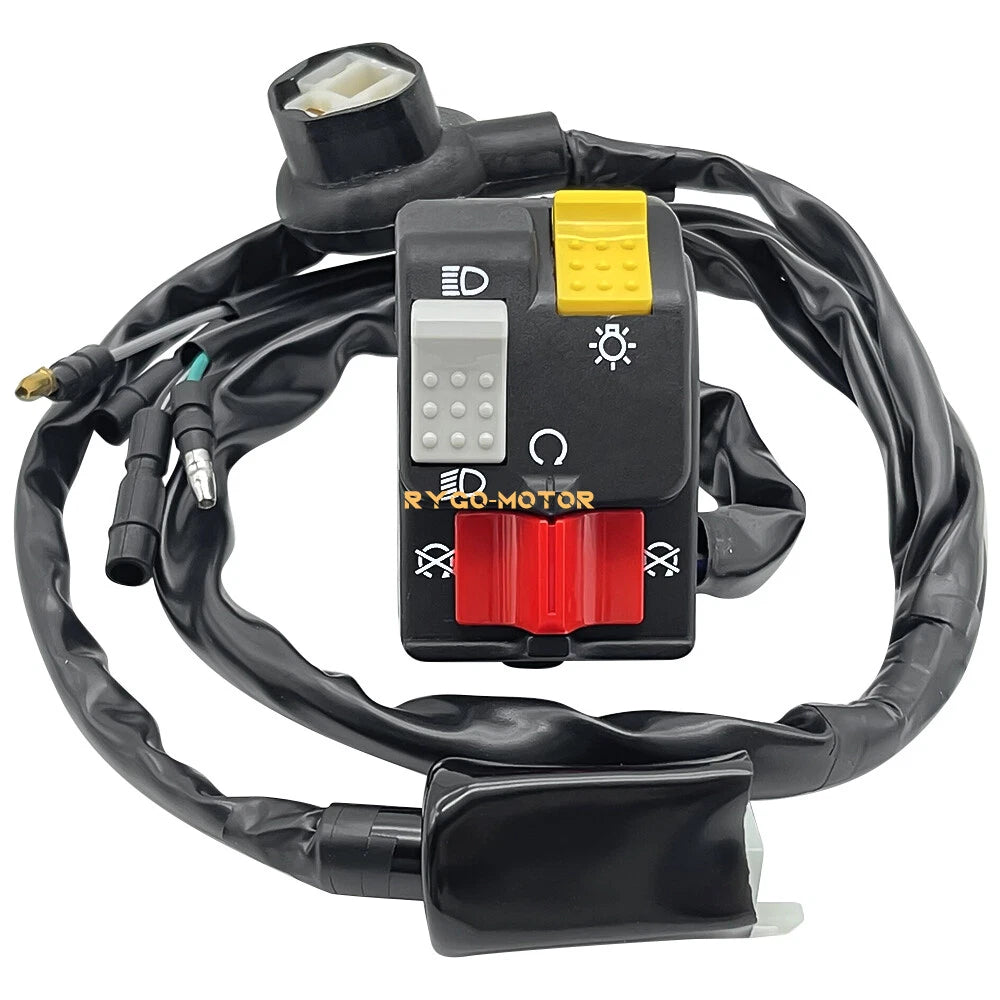 Handlebar Kill Switch Start Stop Headlight for Honda TRX250X (1987–1992)