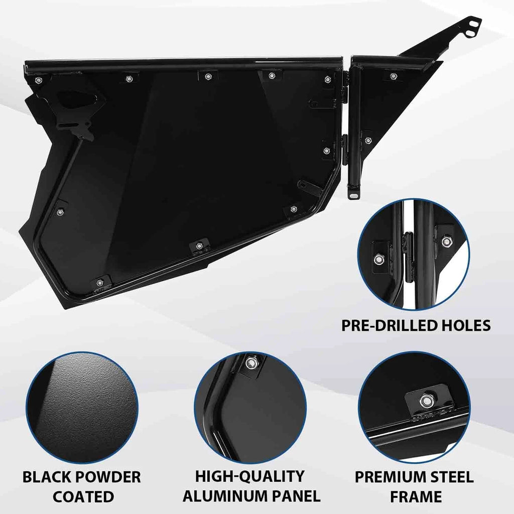 Pair Aluminum Full Doors for Polaris RZR XP 1000 Turbo S (2014–2023)