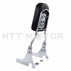 Chrome Skull Backrest Sissy Bar Leather Pad for Kawasaki VN800 (1996–2005)