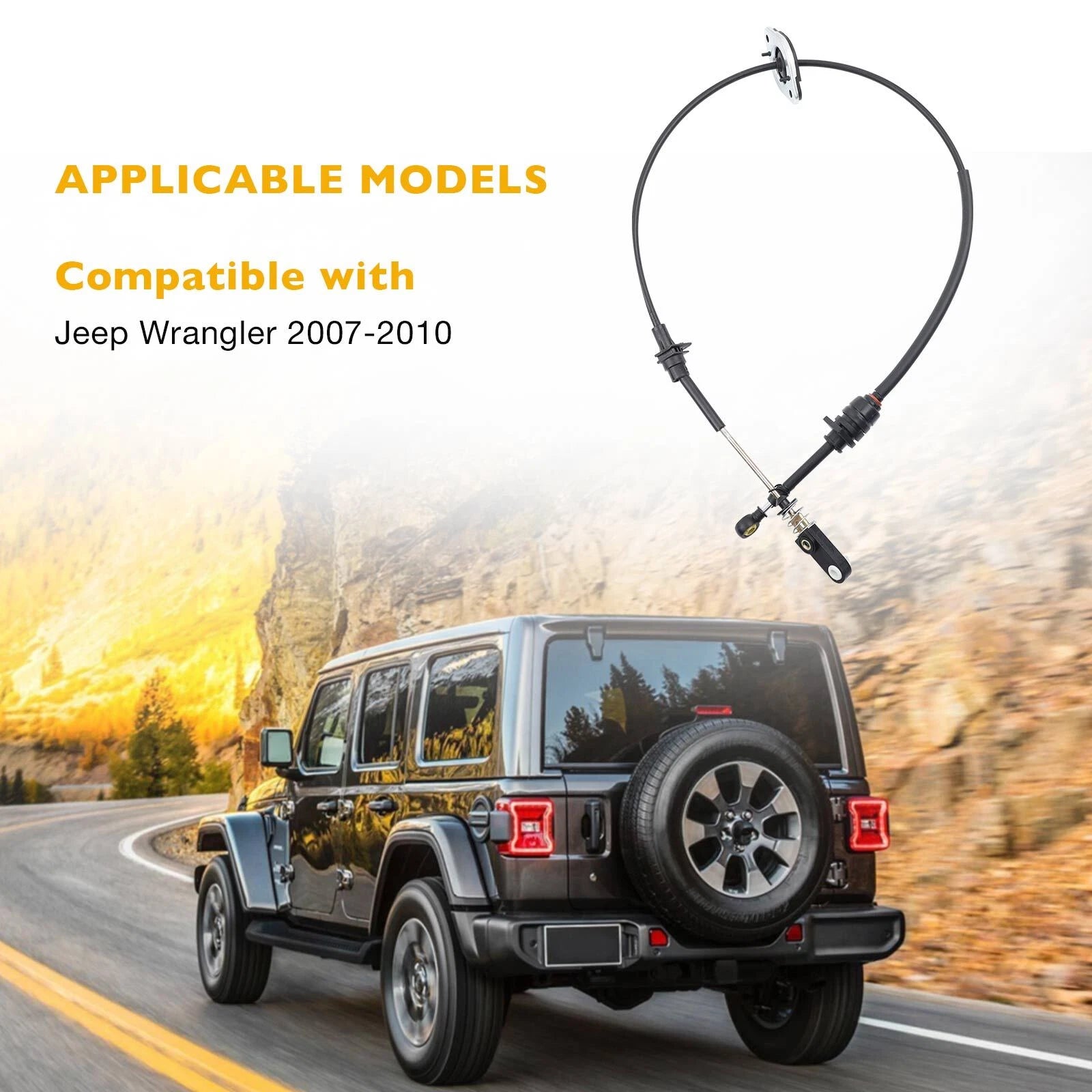 Automatic Transmission Gear Shift Cable for Jeep Wrangler JK (2007-2010)