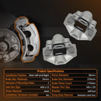 Rear Brake Calipers Pair for Mercedes-Benz 250/280/280CE (1968–1981) A1234201483