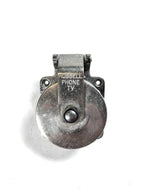 Hubbell HBLPHTVSS Stainless Steel Phone/TV Round Inlet