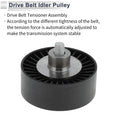 Drive Belt Idler Pulley Black for BMW Series 3 (2008-2012)