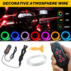 RGB LED Fiber Optic Interior Light Kit for Universal Cars