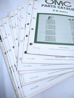 Set of 16 OMC Outboard Marine Parts Catalogs (1981)