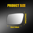 Heated Driver Side Mirror Glass with Power Adjust for Dodge Journey (2009–2020)