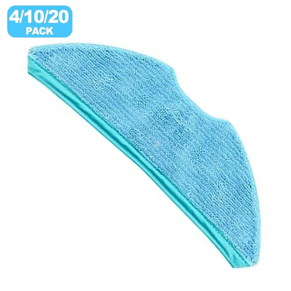 Set of 20 Microfiber Mop Cloths for MEDION Robot Vacuum Cleaner