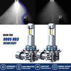 2X 9005 HB3 LED Headlight Bulbs Kit for High/Low Beam