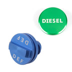 Magnetic Diesel Fuel Cap + DEF Oil Cap for Dodge RAM 1500 2500 3500 (2013–2017)