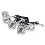 Turn Signal Kit for Harley Motorcycle (LED, 41mm, Clear Lens)