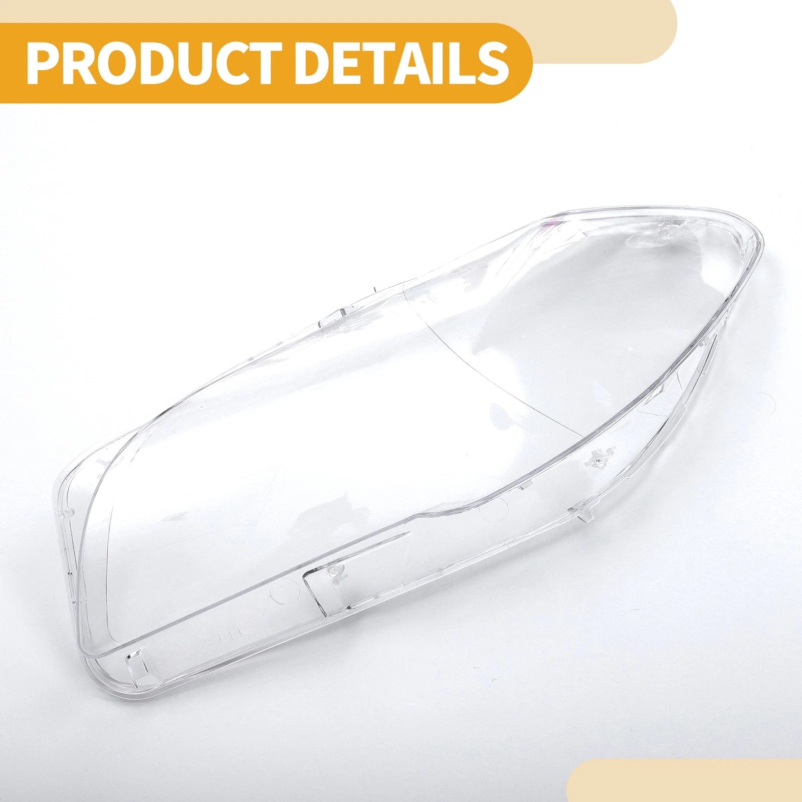 1 Pc Headlight Lens Cover for BMW 528i (2011) No. 63117271911 Clear