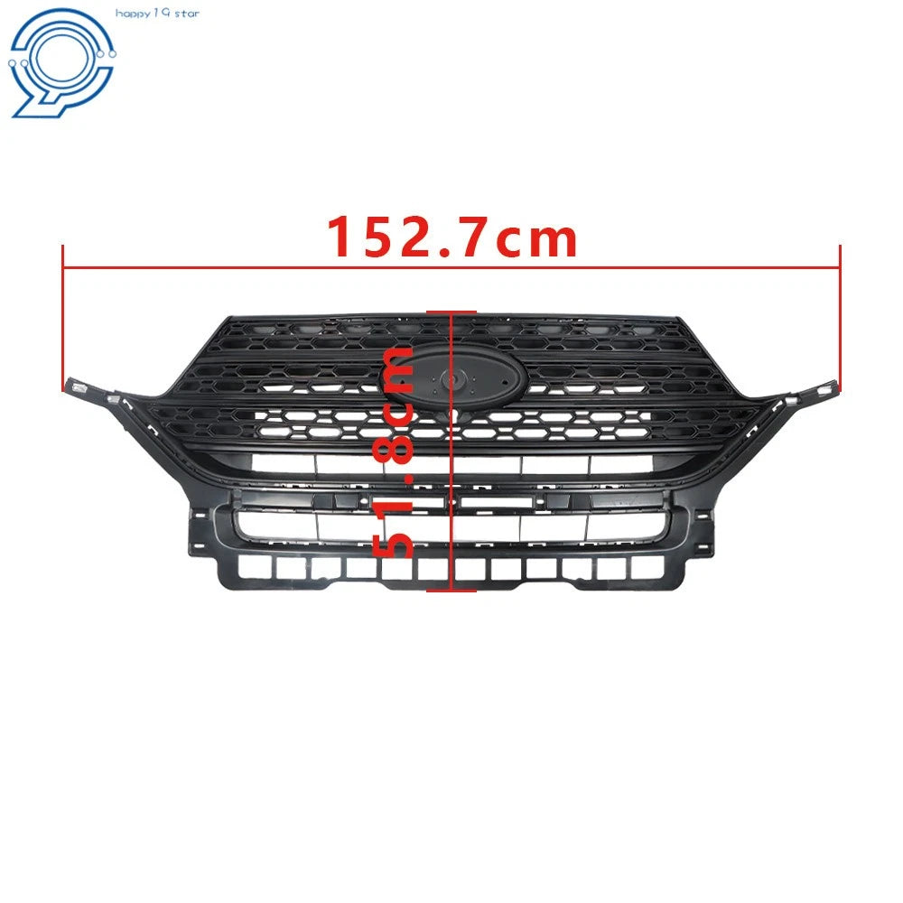 Grille for Ford Explorer (2020-2021) Black Plastic XLT