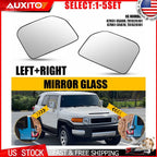 Set of 2 Mirror Glass Lens for Toyota FJ Cruiser (2007–2014)